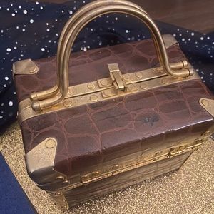 MAJESTIC MAKEUP JEWELRY VANITY Box GORG VEGAN RARE